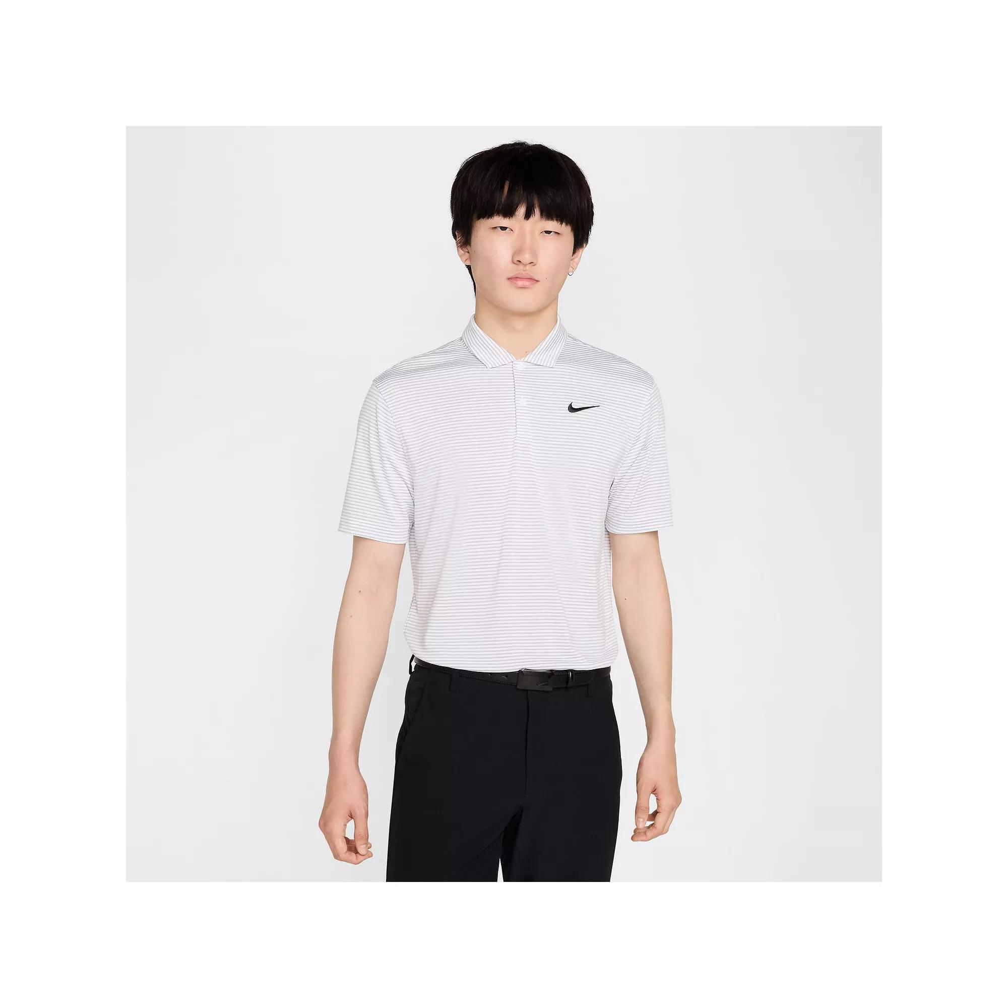 Men's Nike Striped Dri-FIT Golf Polo,  Product Image