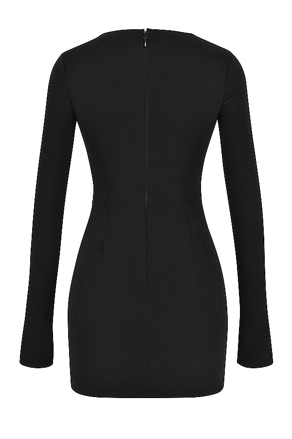 Elize  black mini dress Product Image