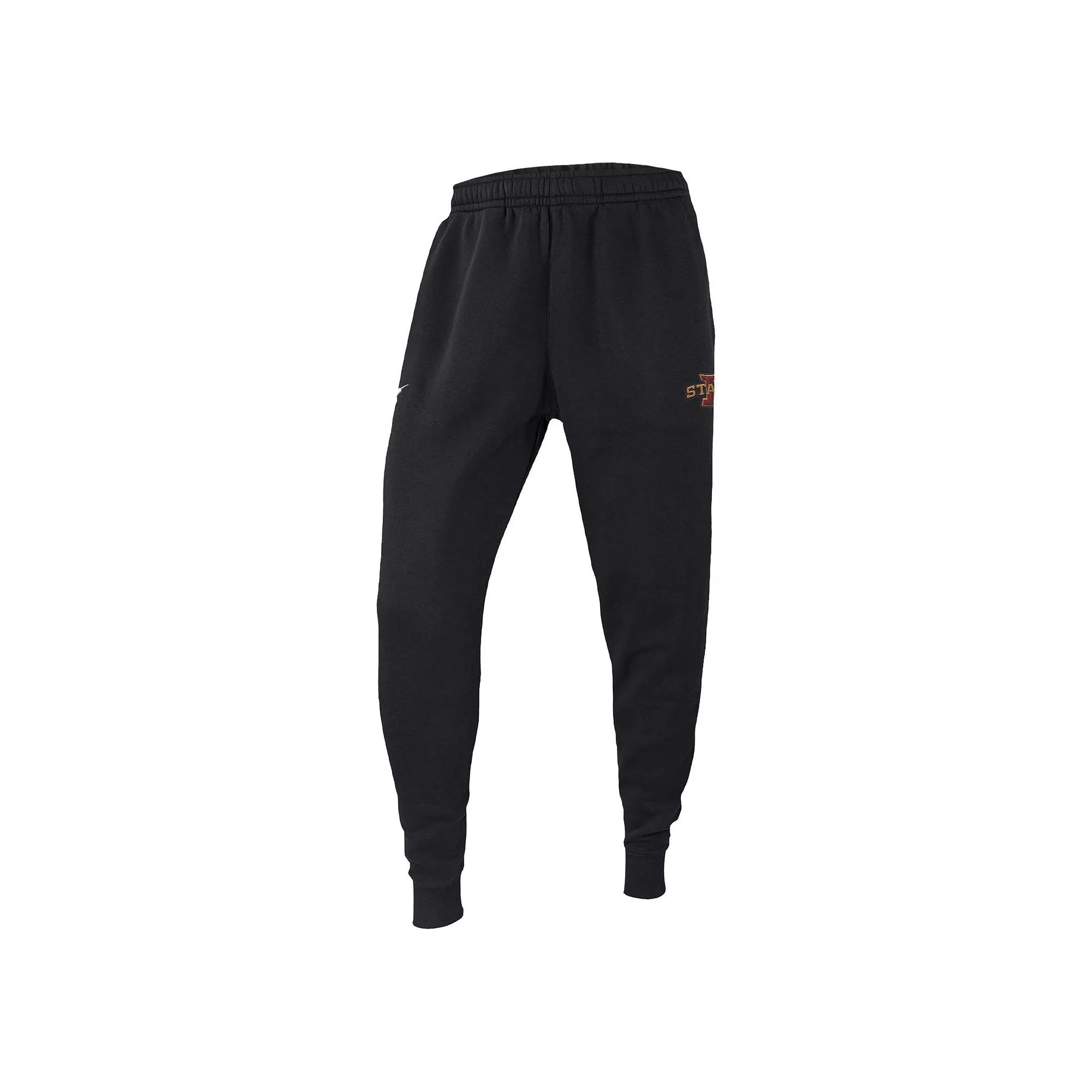 Men's Black Iowa State Cyclones Changeover Club Fleece Jogger Pants, Size: 2XL Product Image