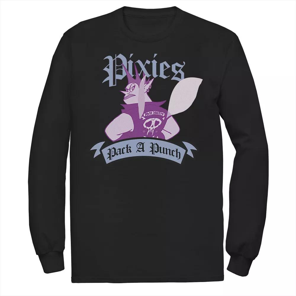 Men's Disney/Pixar Onward Pixies Pack A Punch Tee, Size: Small, Black Product Image