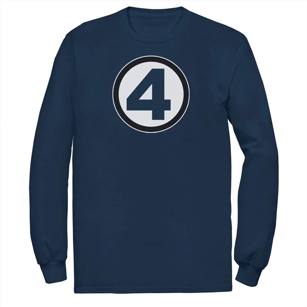 Men's Marvel Fantastic Four Bold Center Chest Logo Tee,  Product Image