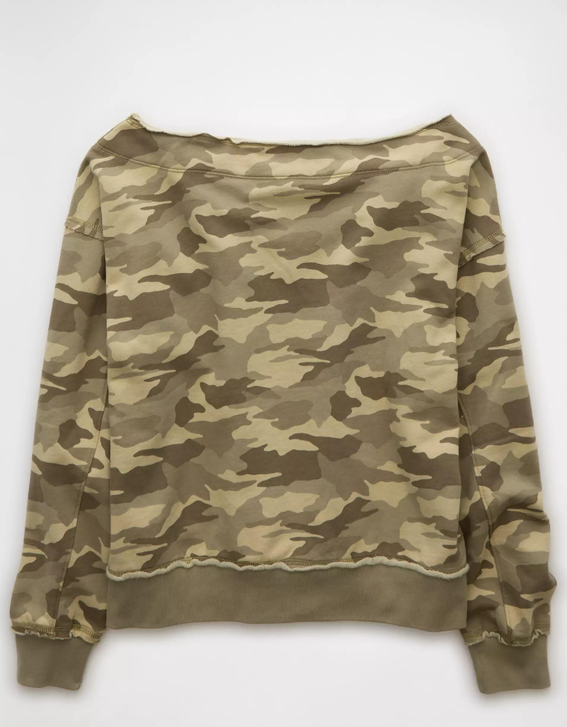 AE Off The Shoulder Sweatshirt Product Image