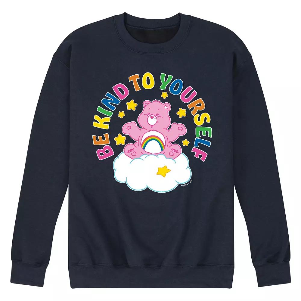 Men's Care Bears Be Kind To Yourself Fleece Sweatshirt,  Product Image