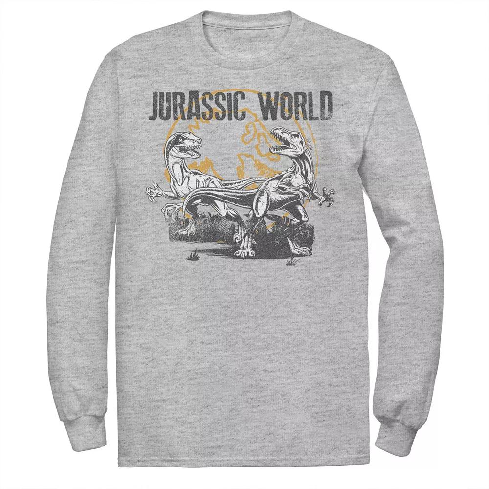 Men's Jurassic World Distressed Raptor Battle Tee,  Product Image