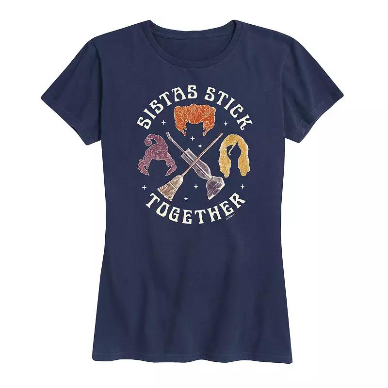 Disney's Hocus Pocus Women's Sistas Stick Together Graphic Tee, Girl's,  Product Image