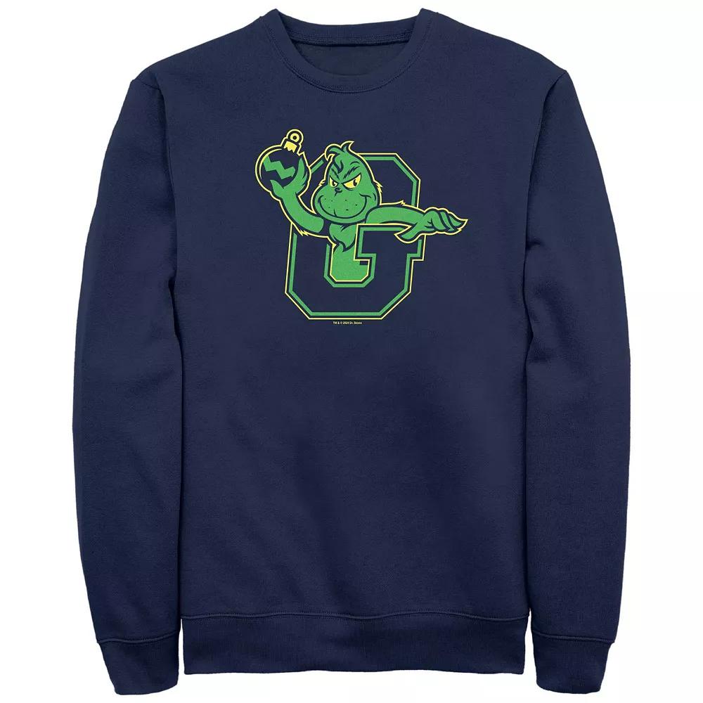 Big & Tall Dr. Seuss Grinch Ready To Attack Graphic Fleece, Men's,  Product Image