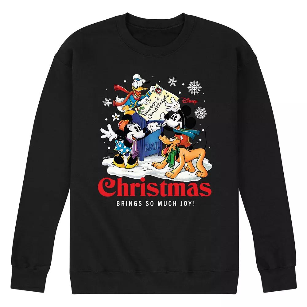 Disney's Men's Christmas Brings So Much Joy, Size: Small, Black Product Image