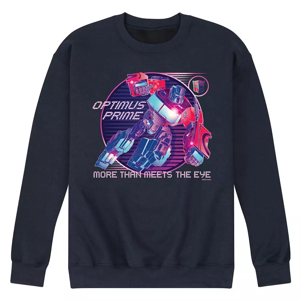 Men's Transformers Optimus Prime Verse Badge Fleece Sweatshirt,  Product Image