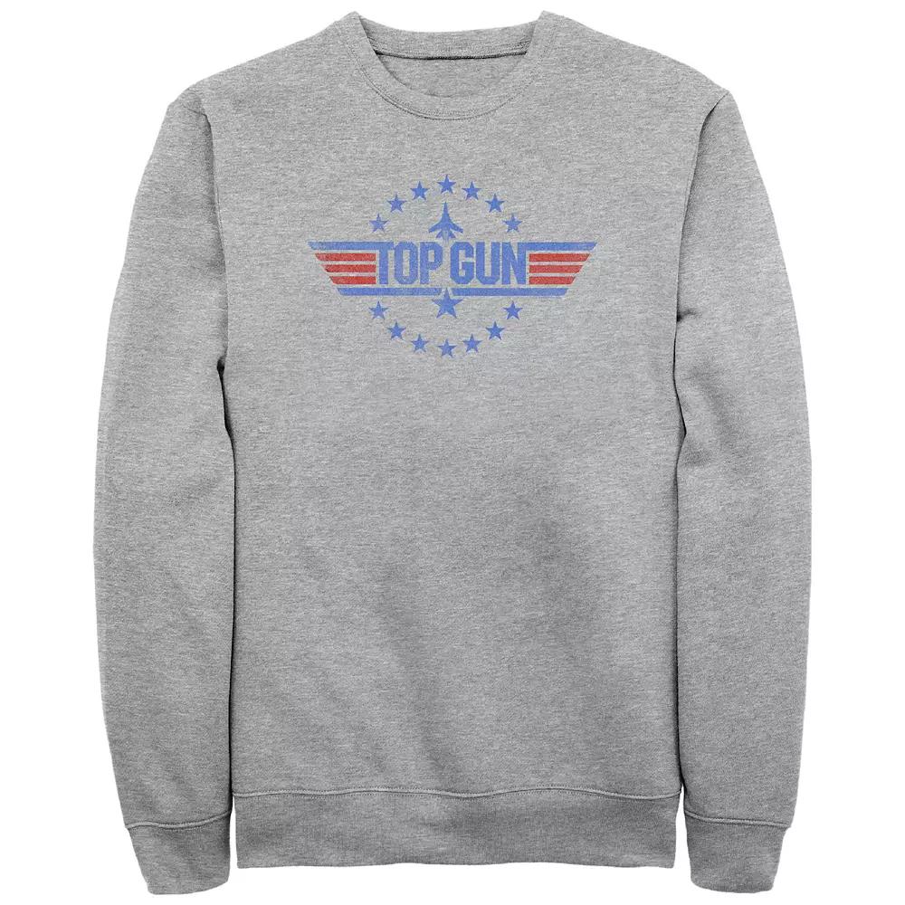 Men's Top Gun Round Logo Fleece Sweatshirt,  Product Image