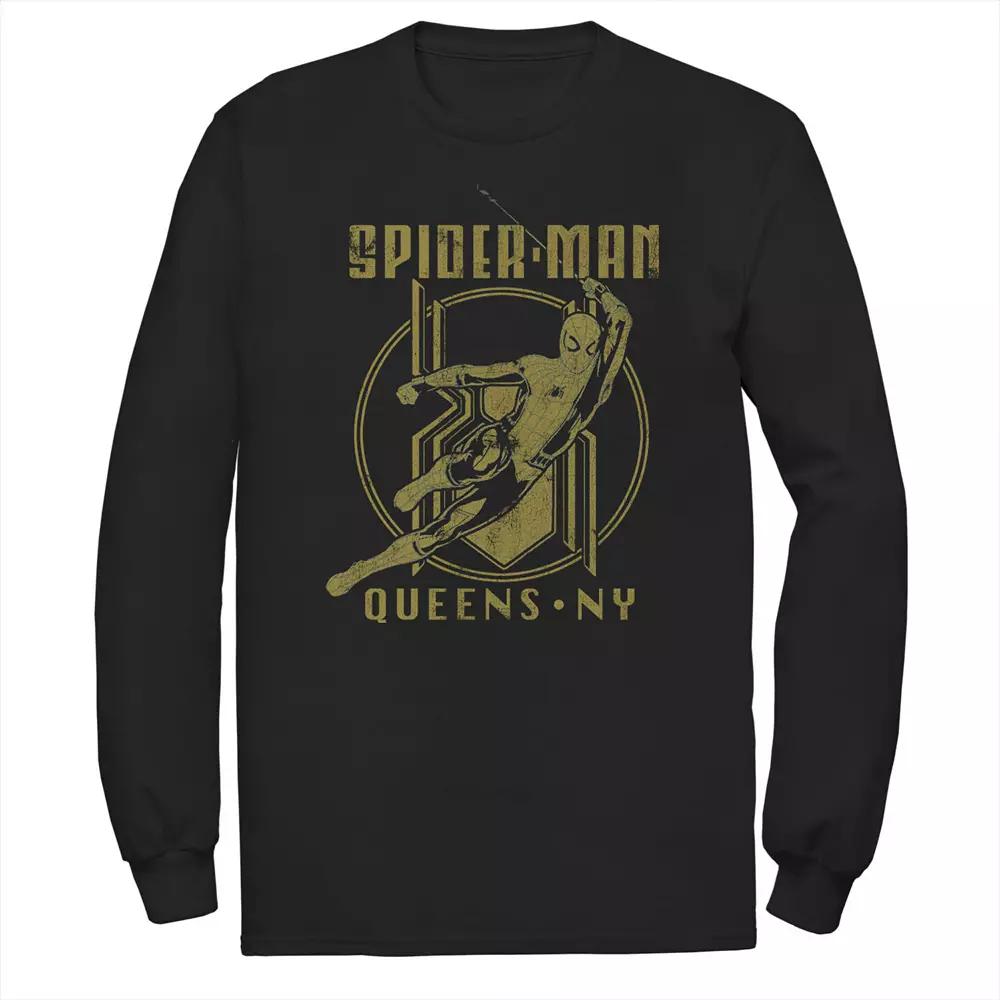 Big & Tall Marvel Spider-Man: Far From Home Queens NY Tee, Men's,  Product Image