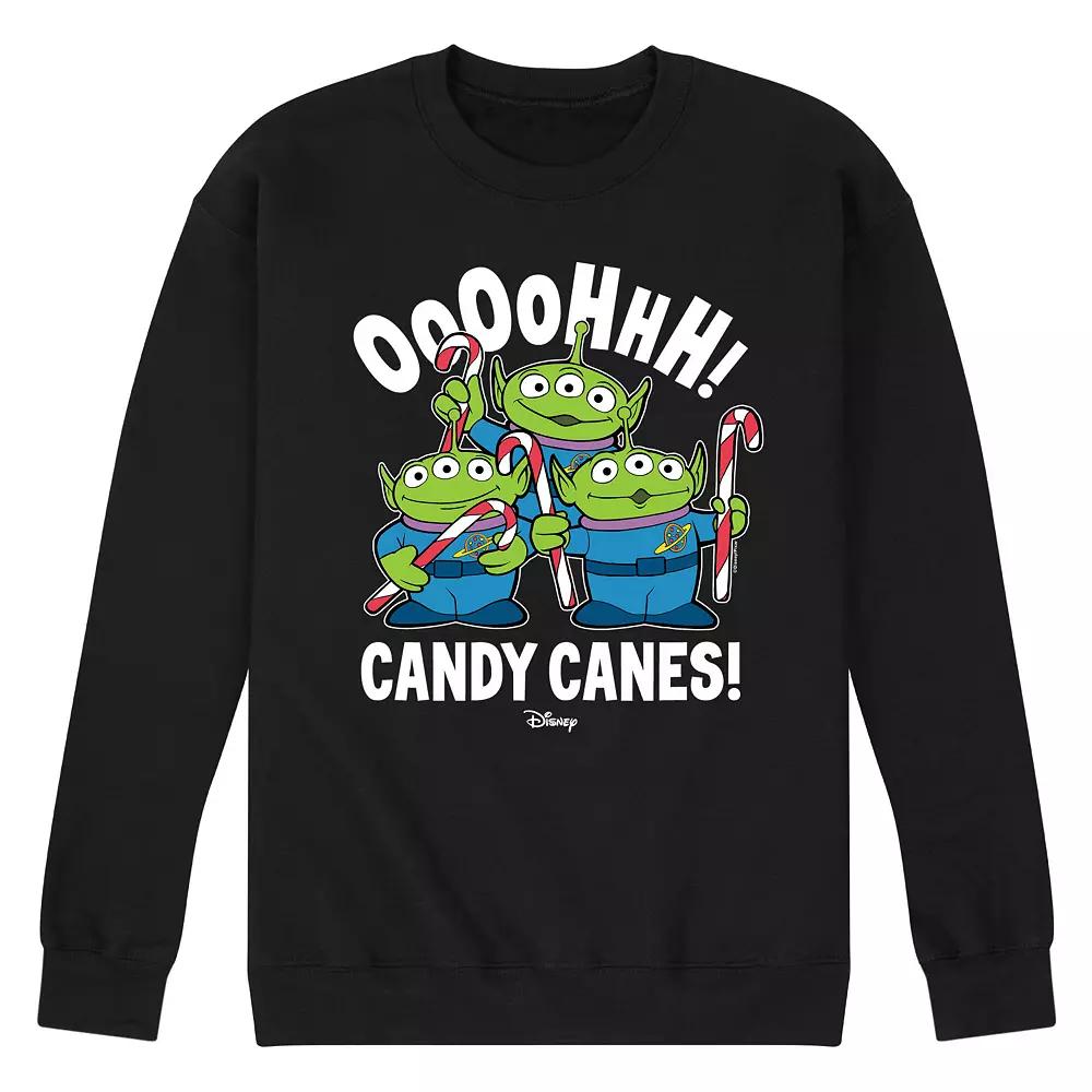 Disney / Pixar's Toy Story 4 Aliens Men's Ohh Candy Canes Fleece Sweatshirt,  Product Image