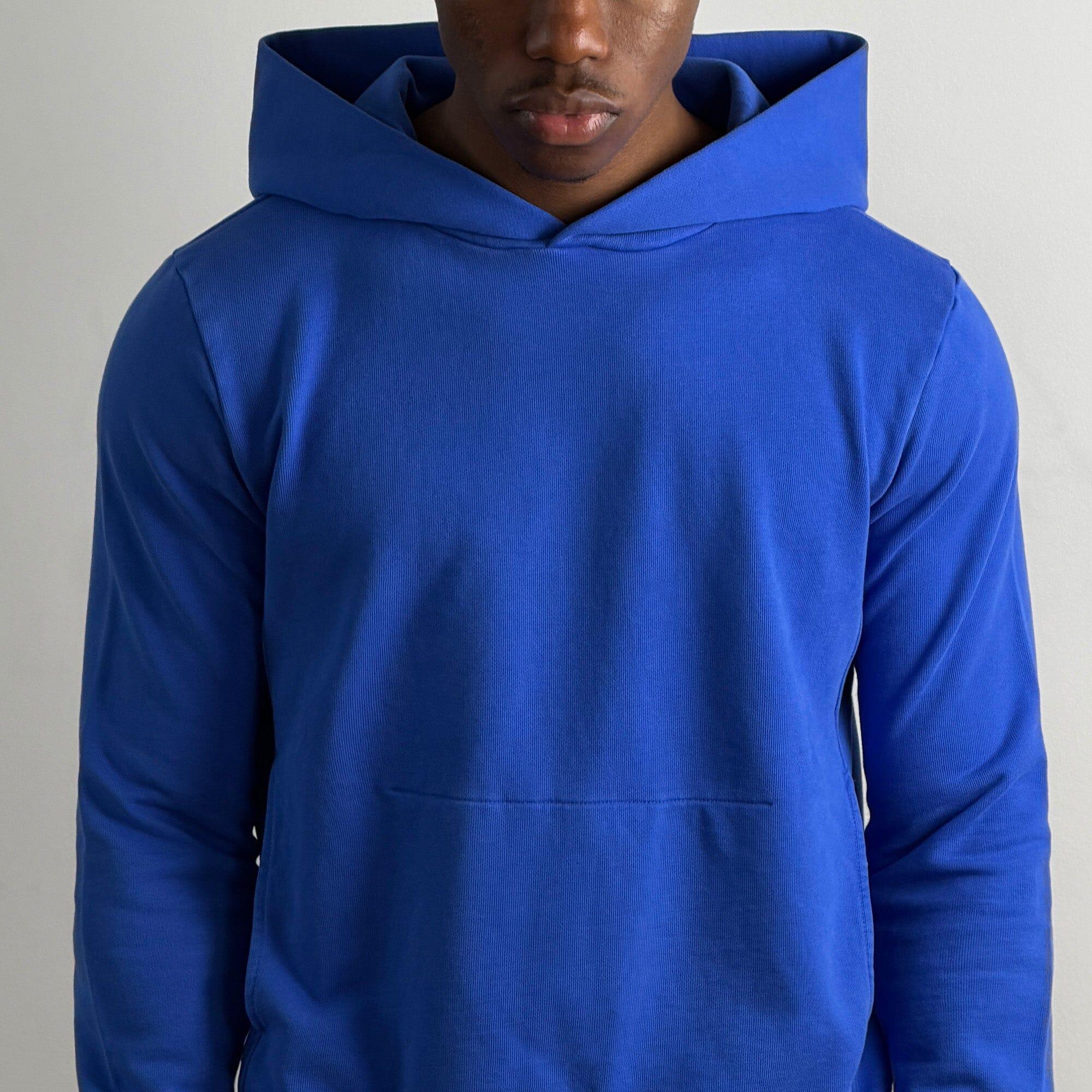 Los Feliz Crop Muscle Hoodie | Fitted Male Product Image