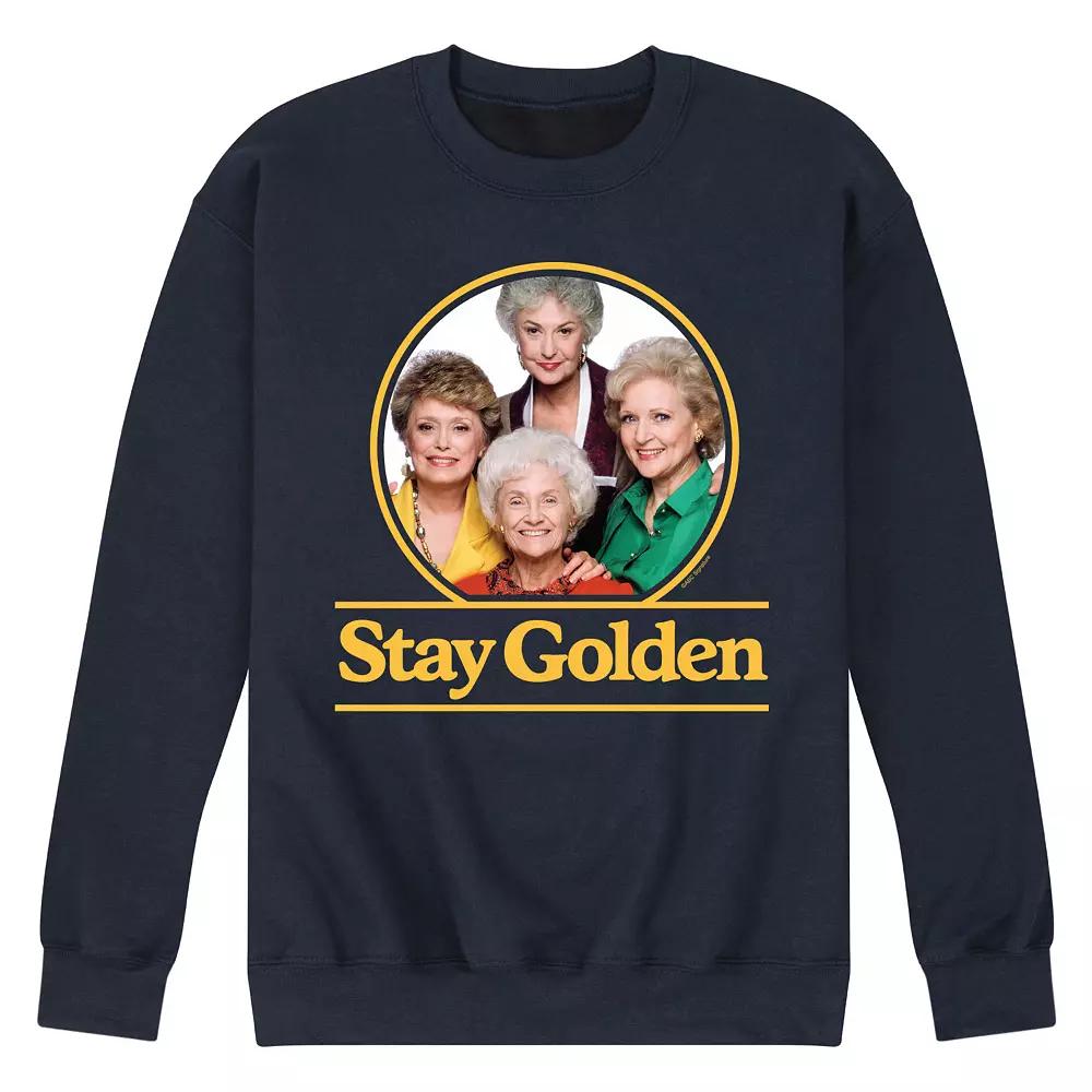Men's Golden Girls Stay Golden Sweatshirt, Size: XXL, Black Product Image