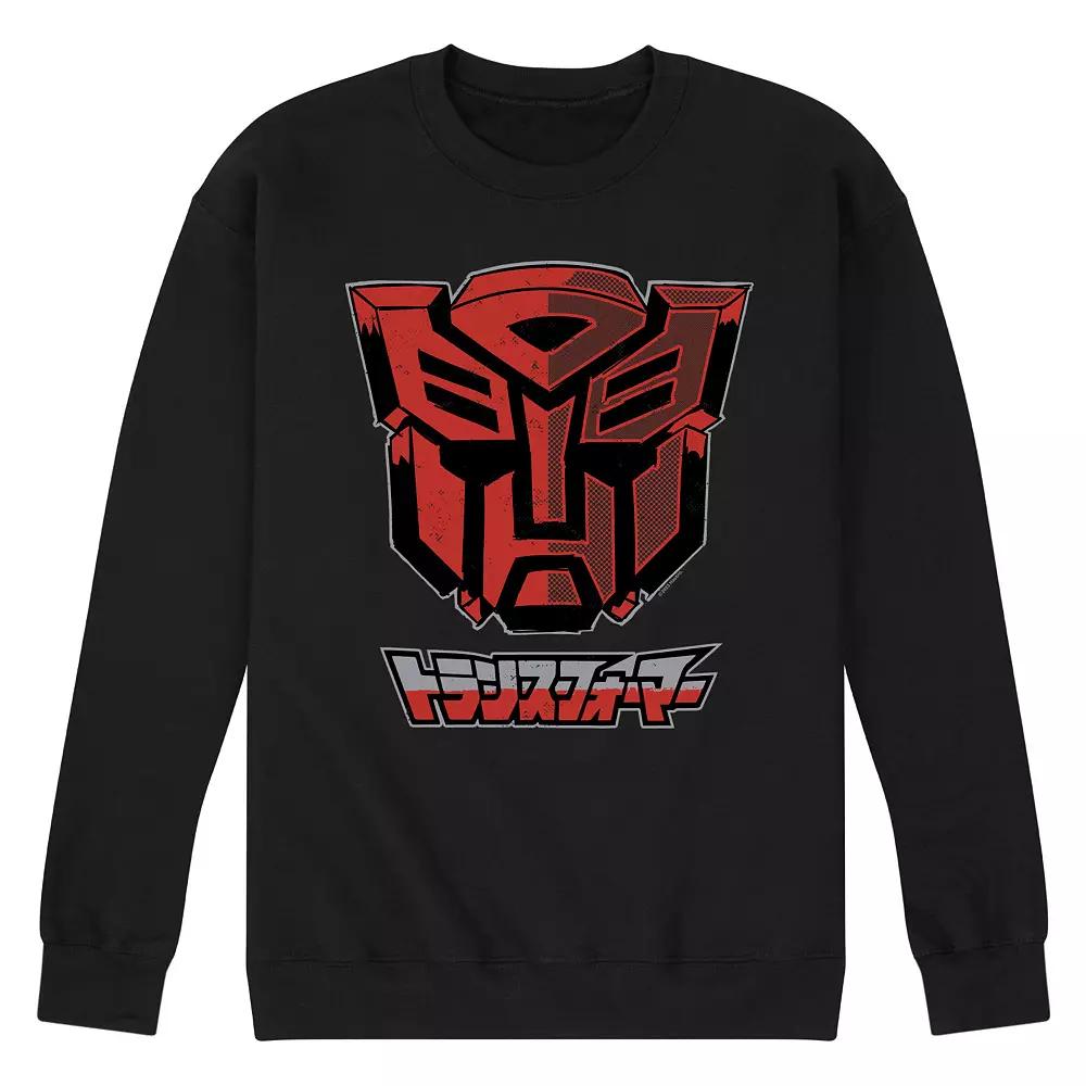 Men's Transformers Autobot Comic Style Fleece Sweatshirt,  Product Image