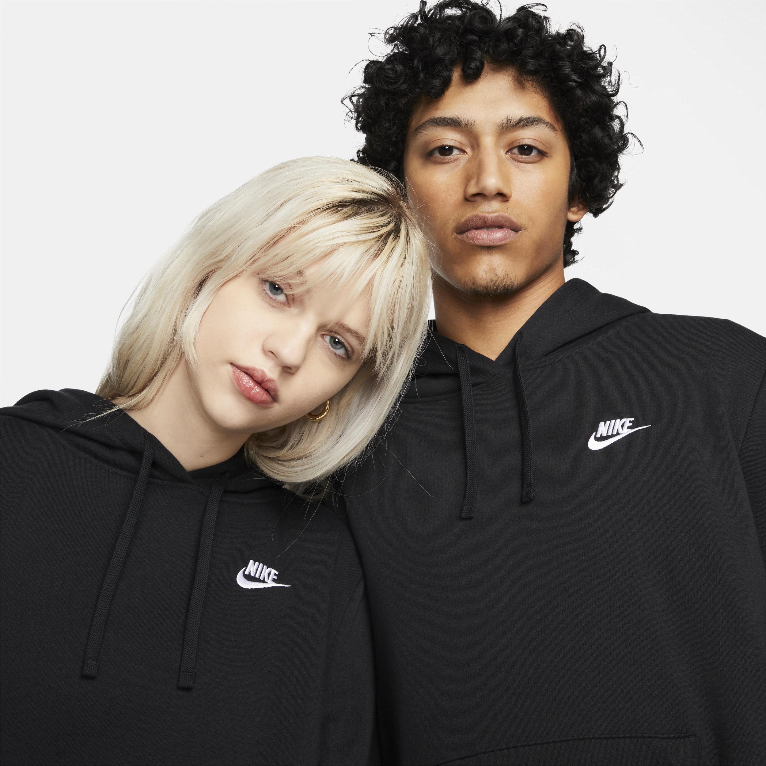 Womens Nike Sportswear Club Fleece Pullover Hoodie | DQ5793-010 Product Image