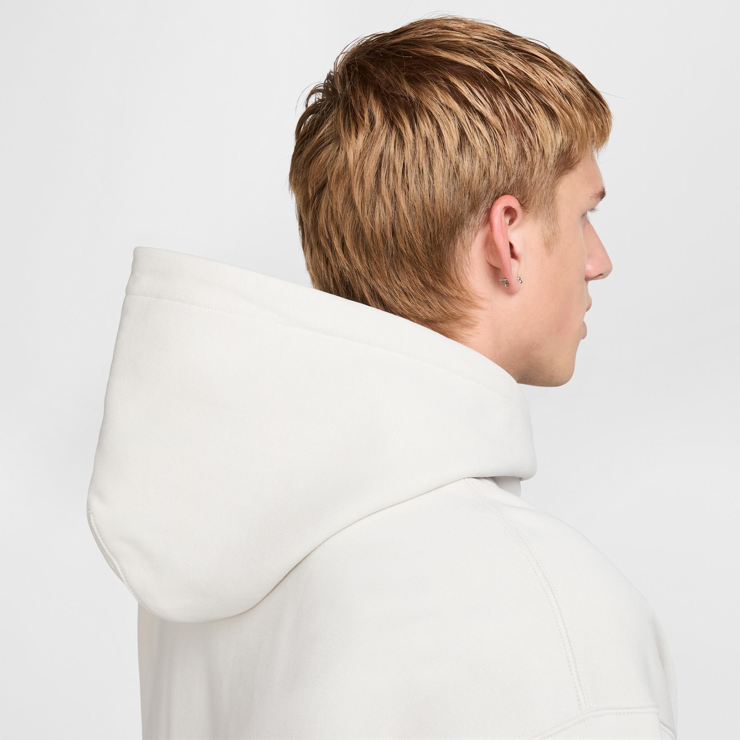 Nike Mens Solo Swoosh Fleece Pullover Hoodie | DX1355-072 Product Image