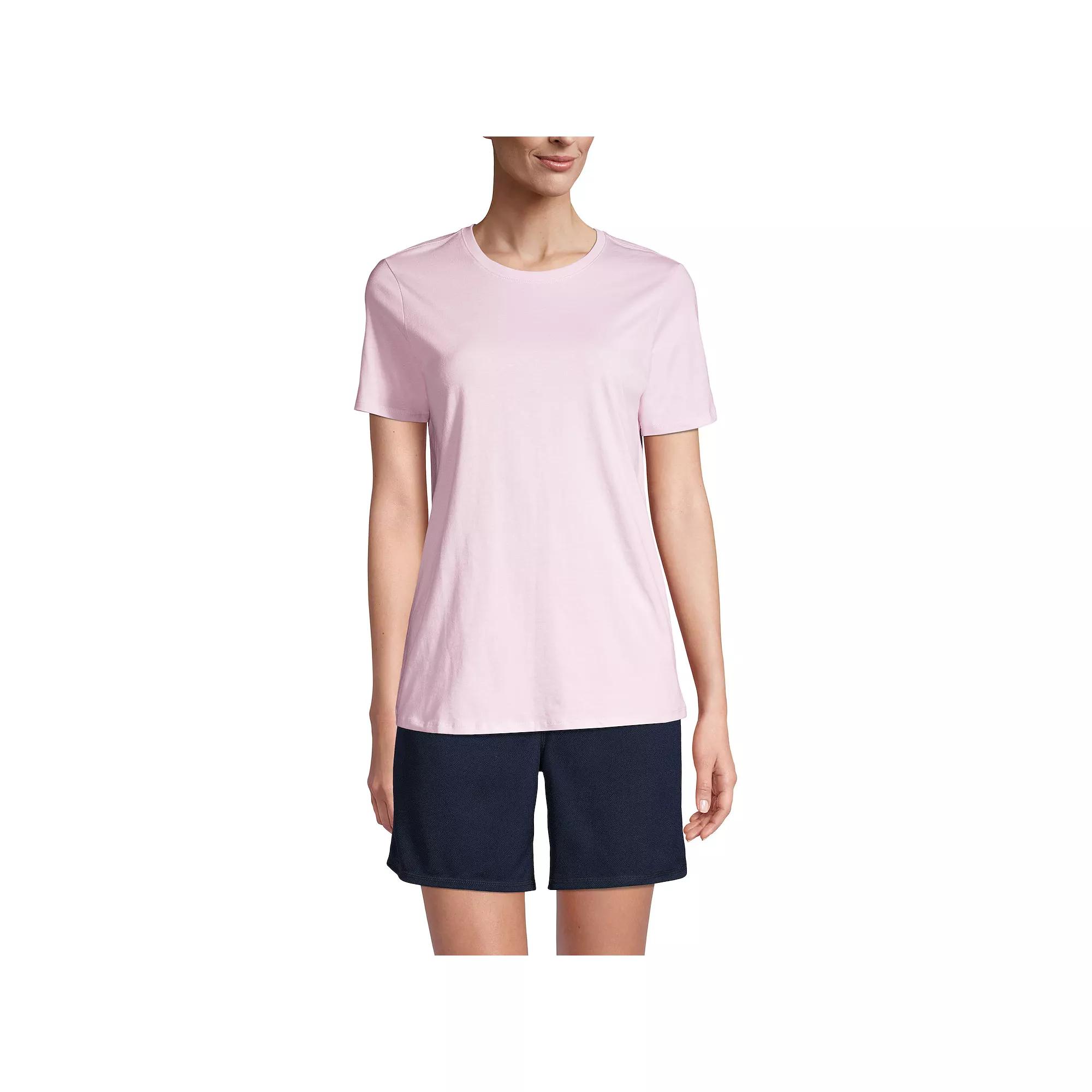 Women's Lands' End Short Sleeve Essential Tee,  Product Image