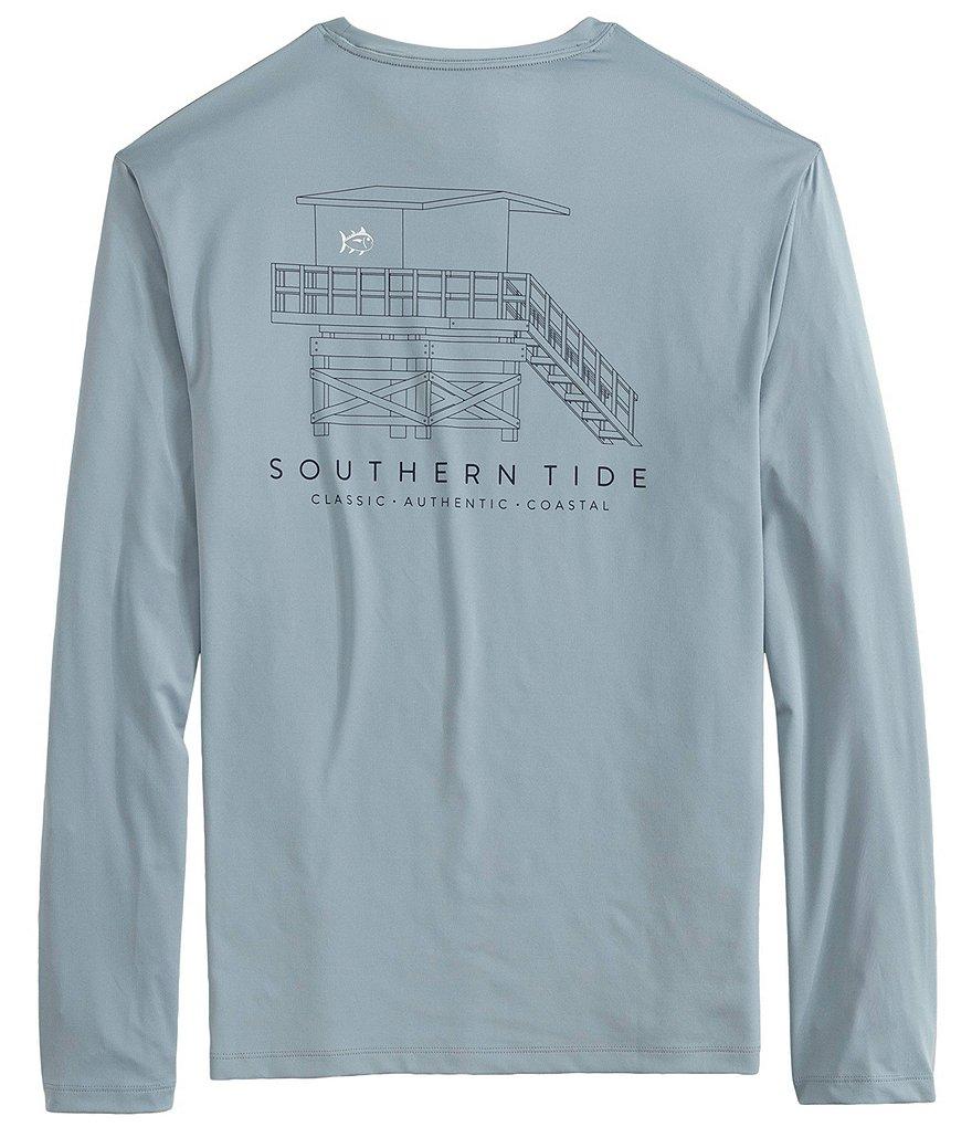 Southern Tide Lifeguard Tower Performance Stretch Long Sleeve T-Shirt Product Image