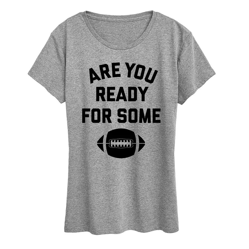 Women's Ready For Some Football Graphic Tee, Girl's,  Product Image