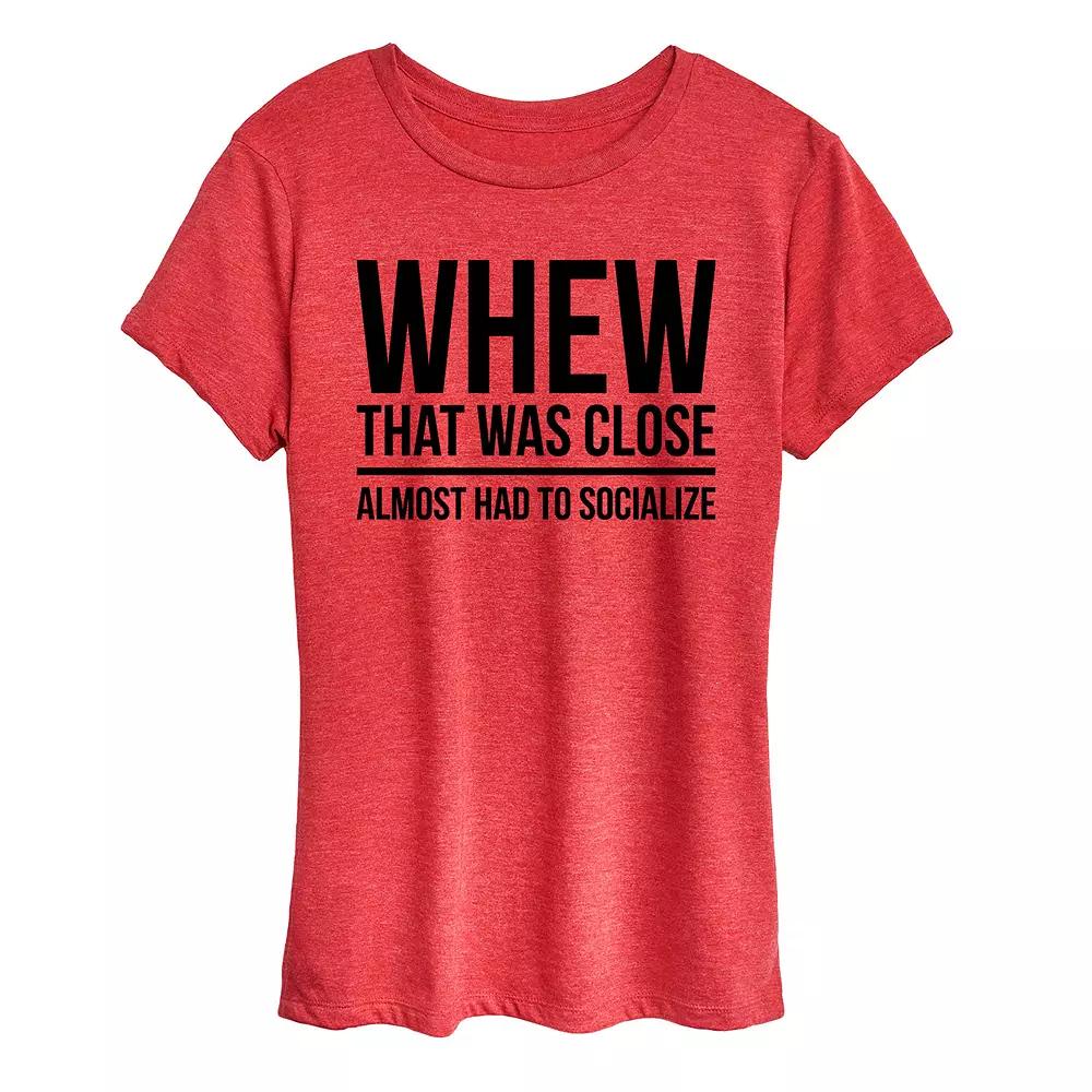 Women's Almost Had To Socialize Graphic Tee,  Product Image