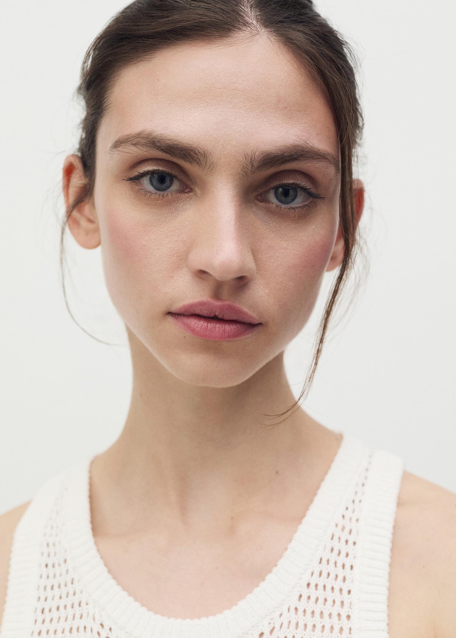 Crochet cotton dress - Women | MANGO USA Product Image