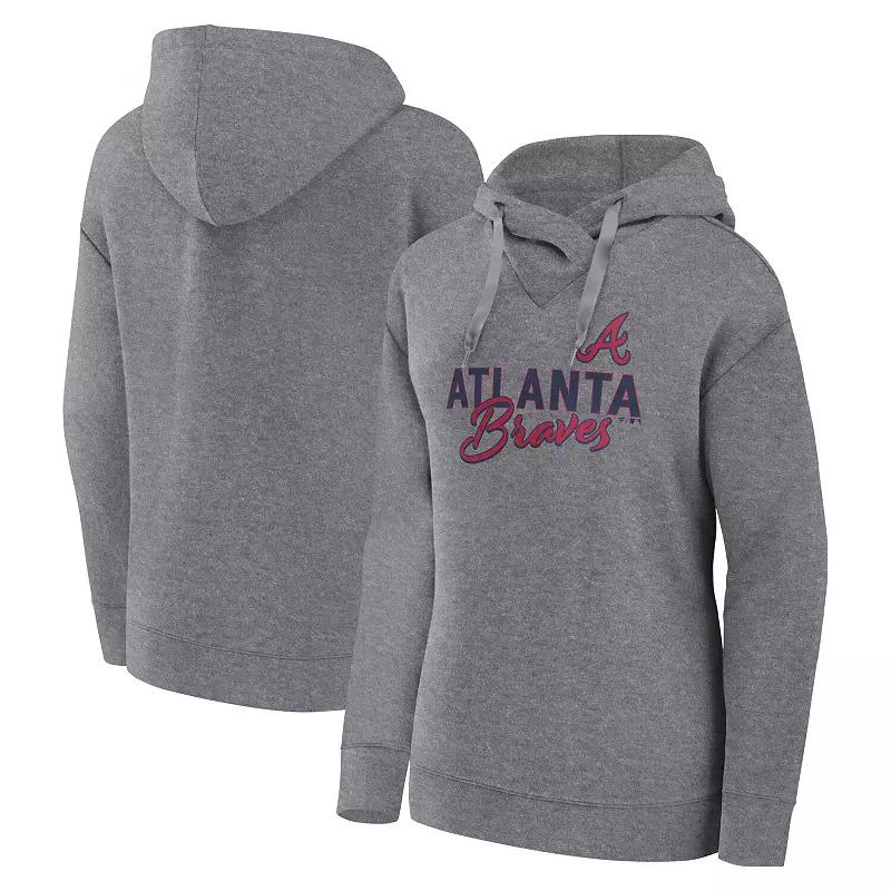 Women's Profile Heather Gray Atlanta Braves Plus  Product Image