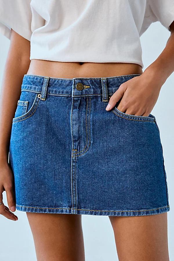 BDG Onna Denim Micro Mini Skirt Womens at Urban Outfitters Product Image