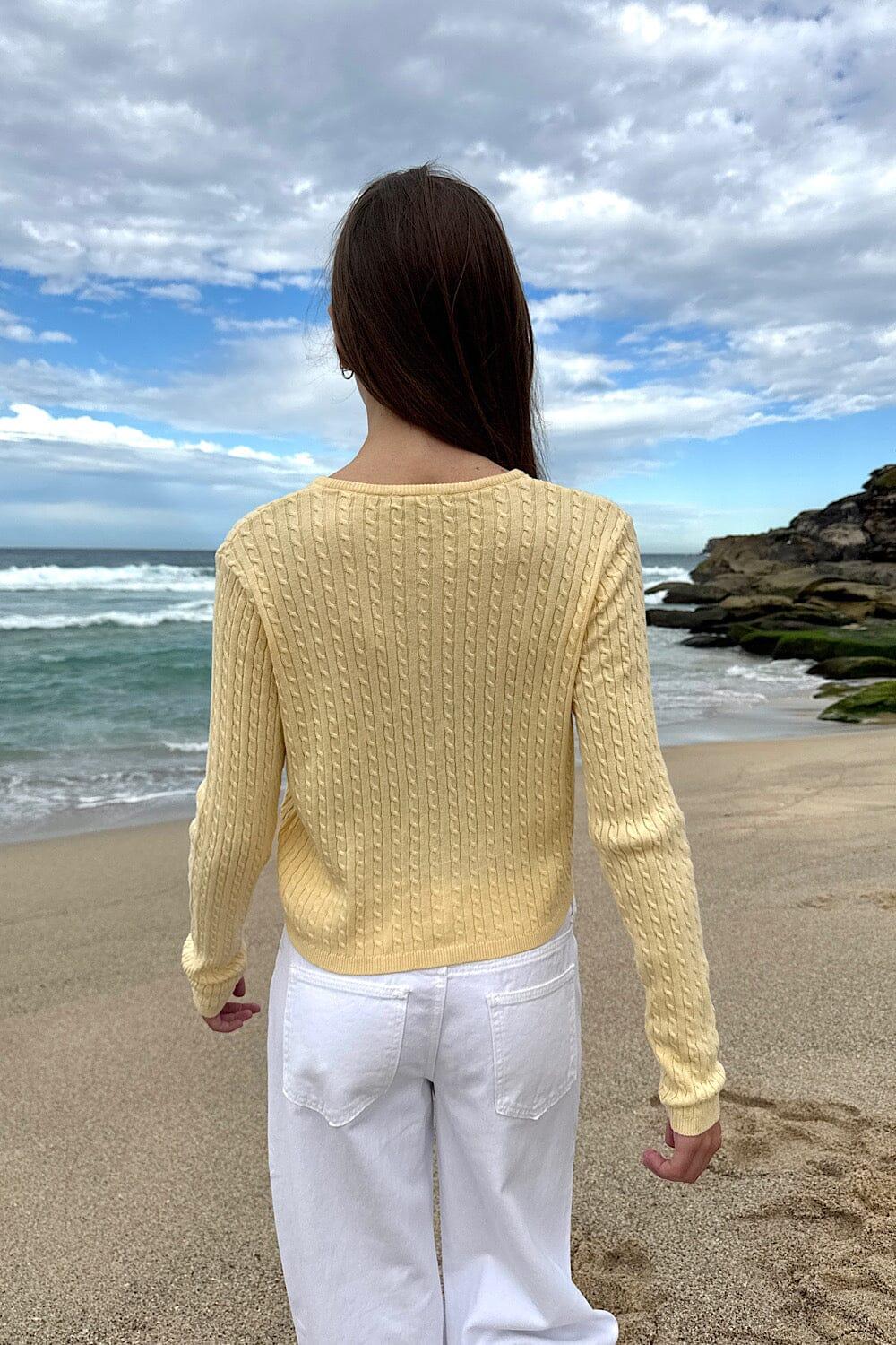 Zoe Cable Knit Cardigan Product Image