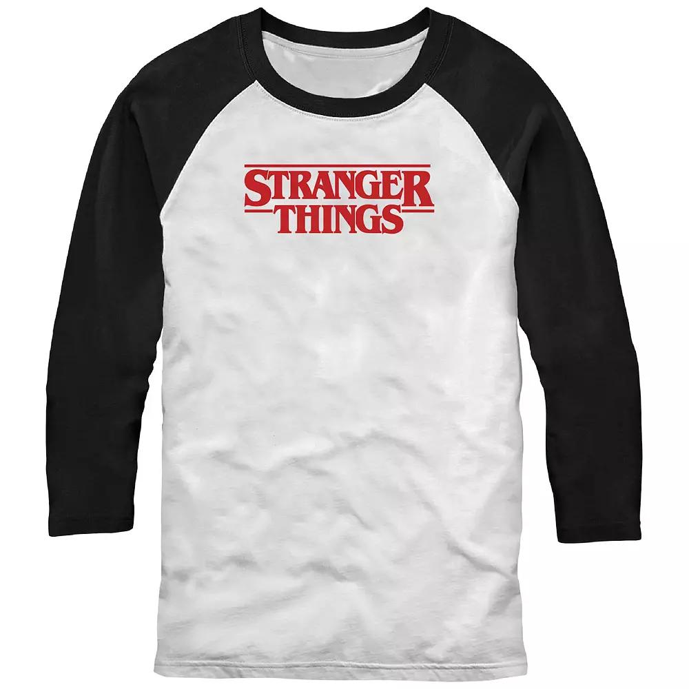 Men's Stranger Things Raglan Graphic Tee,  Product Image