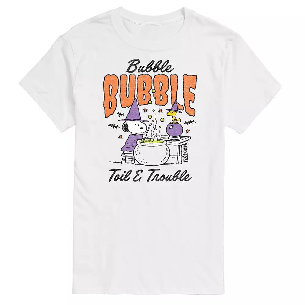 Men's Peanuts Bubble, Bubble, Toil & Trouble Graphic Tee,  Product Image