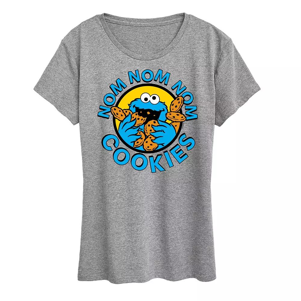 Women's Sesame Street Nom Nom Nom Graphic Tee,  Product Image