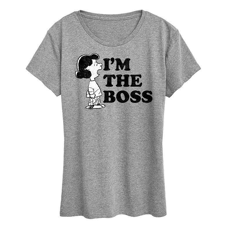 Women's Peanuts Lucy I'm The Boss Graphic Tee,  Product Image