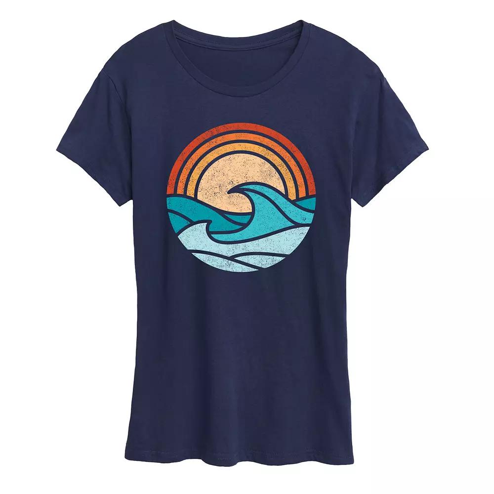 Women's Wave Scene Graphic Tee,  Product Image