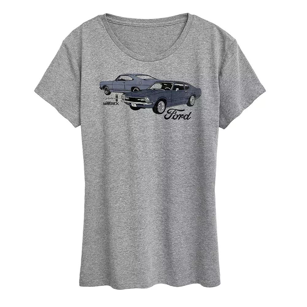 Women's Ford Galaxie And Maverick Graphic Tee,  Product Image