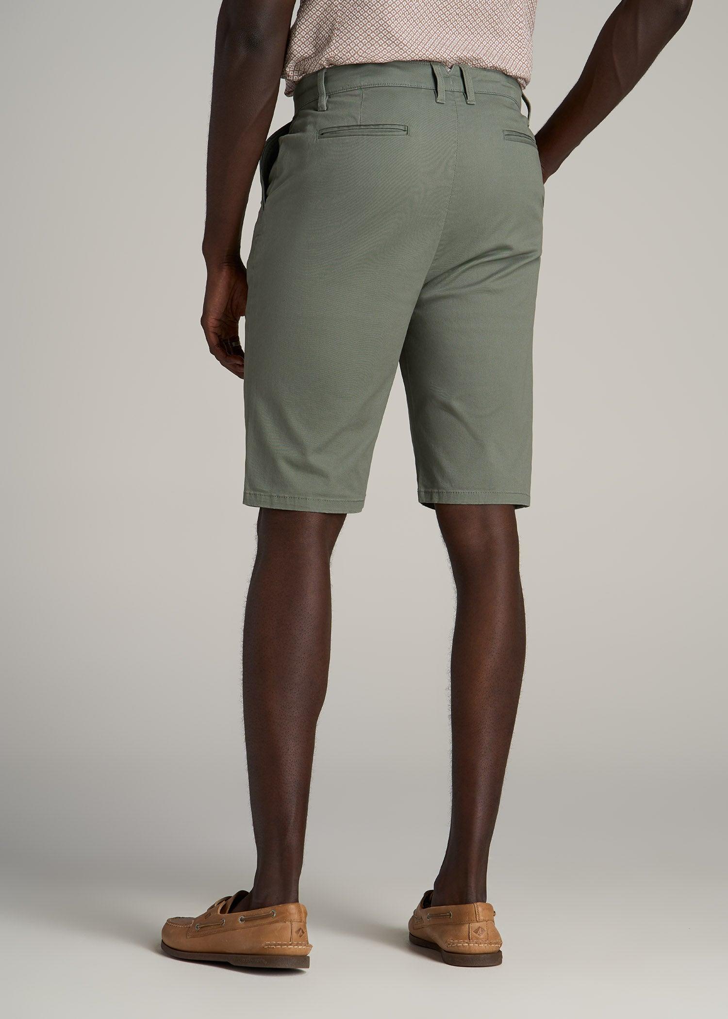 Chino Shorts for Tall Men in Desert Khaki Male Product Image