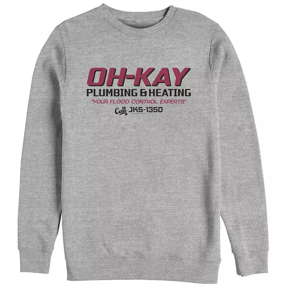Big & Tall Home Alone Oh-Kay Plumbing & Heating Logo Graphic Fleece, Men's,  Product Image