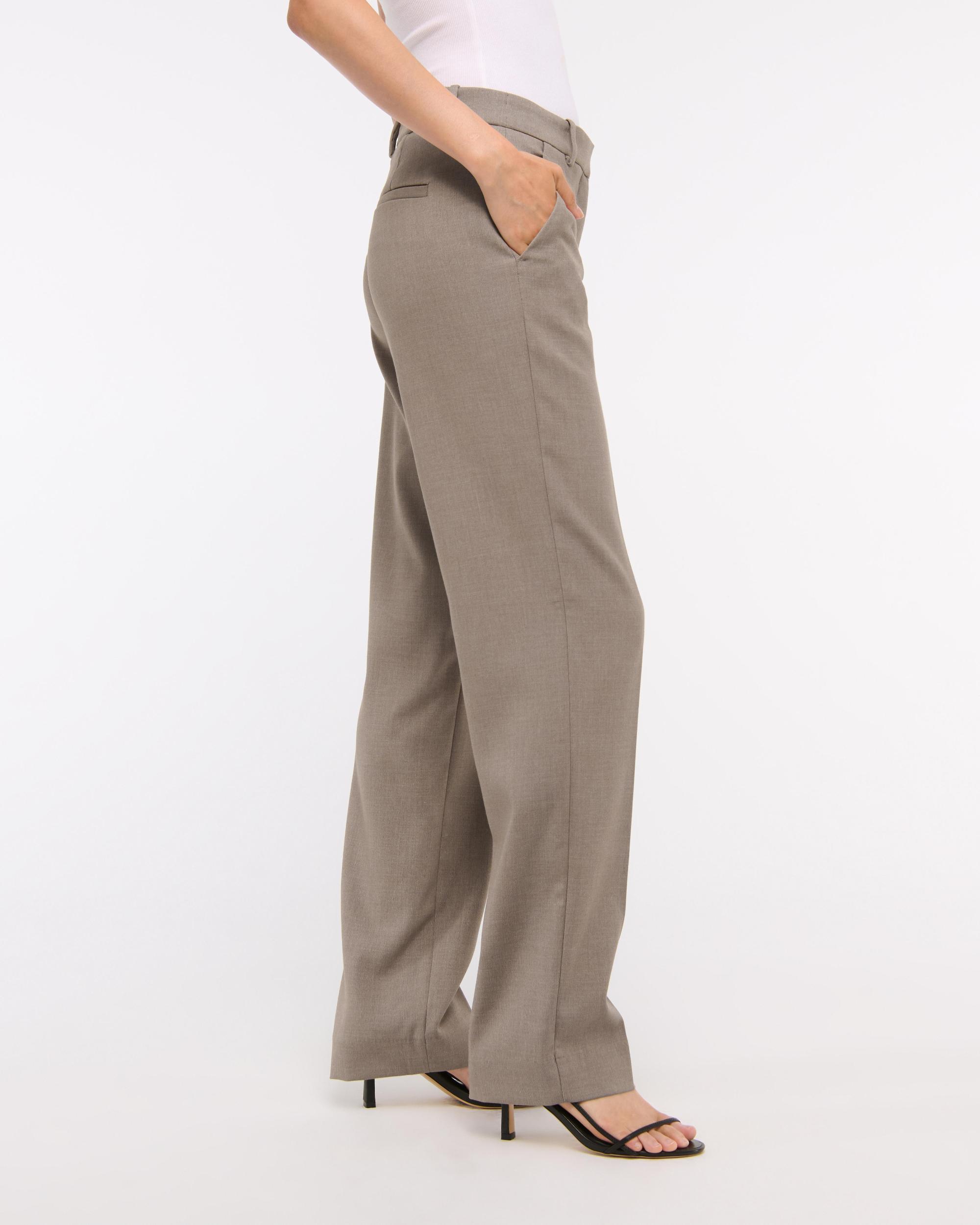Low Rise Tailored Straight Pant Product Image