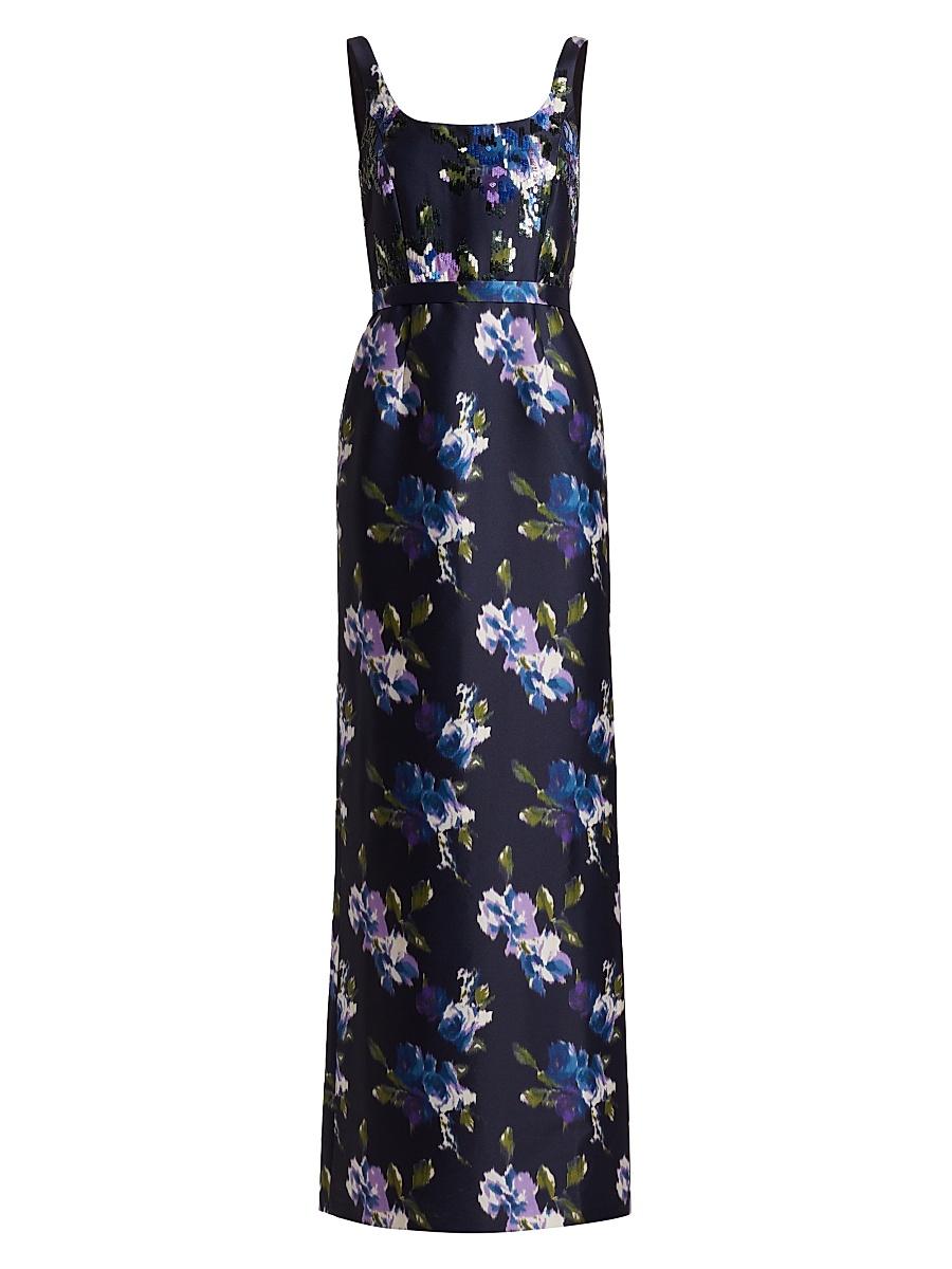 Womens Lana Floral Column Gown Product Image