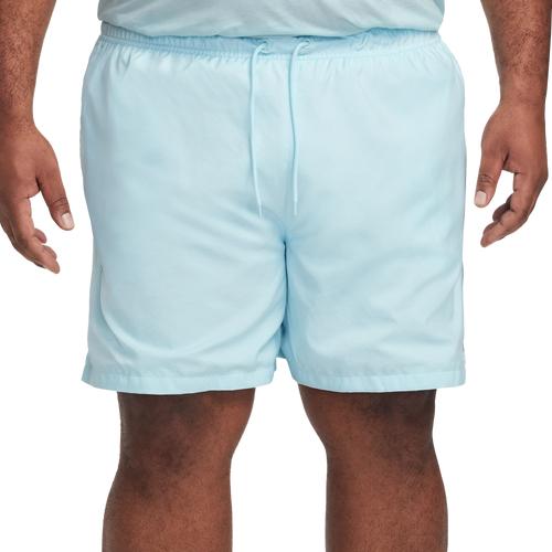 Nike Mens Nike Club Flow Shorts - Mens Blue/White Product Image