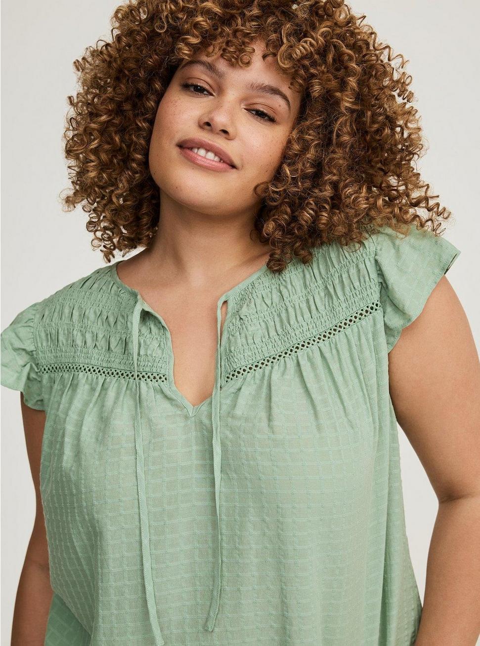 Smocked Yoke Top Product Image