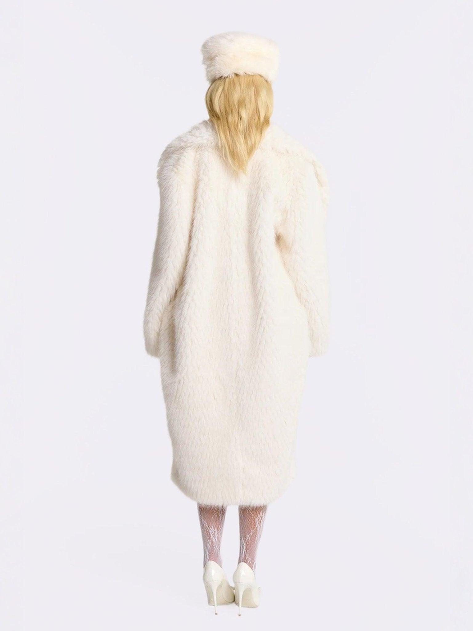 Marisa Fur Coat (White) Product Image