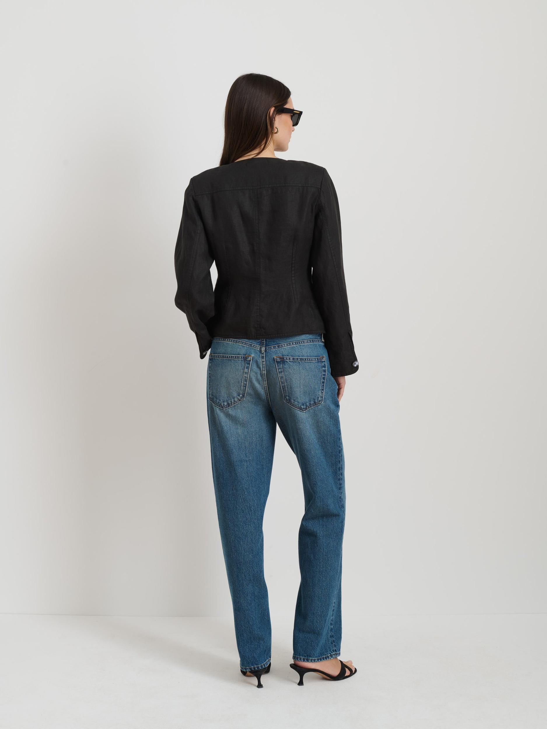 Luna Jacket In Linen Product Image