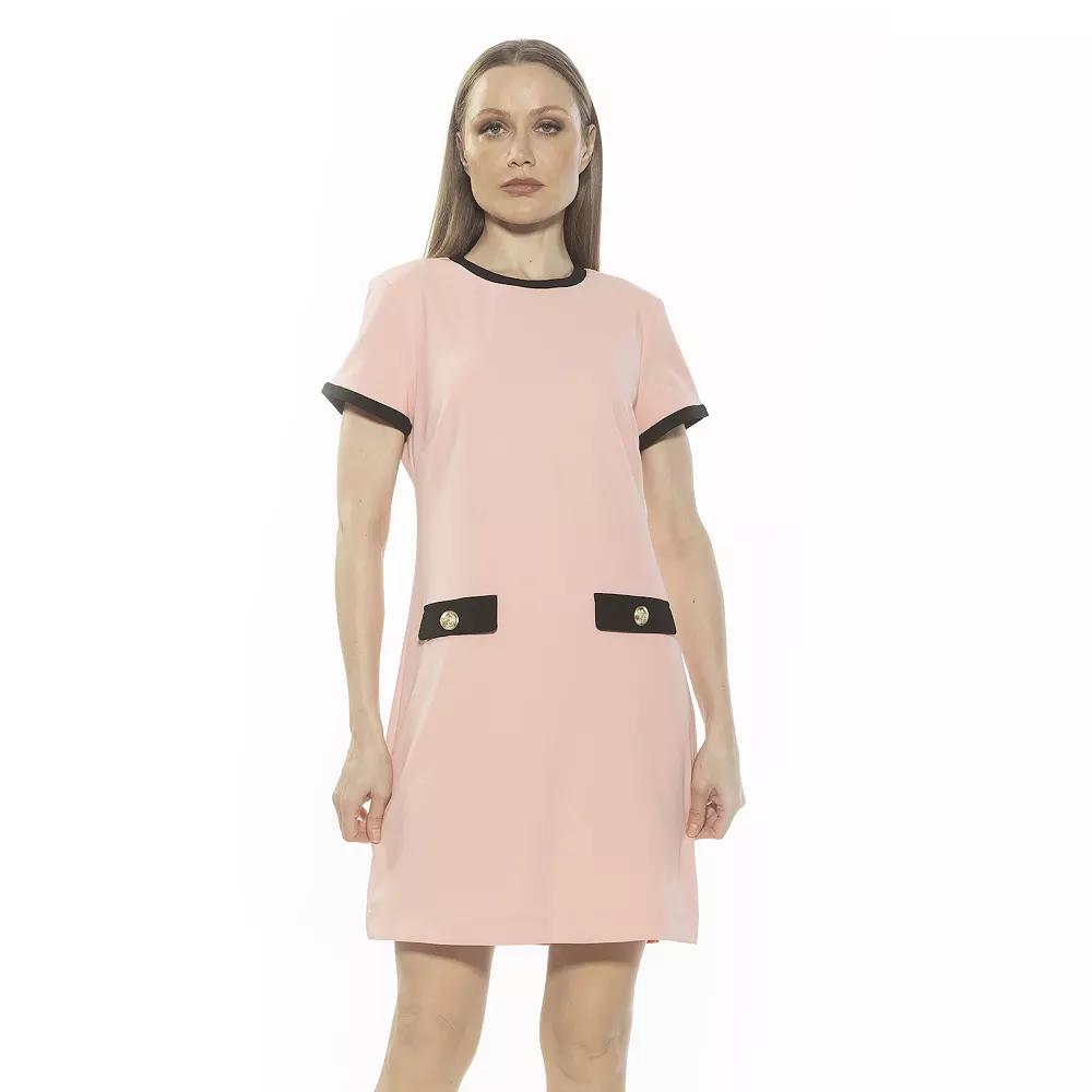 Women's ALEXIA ADMOR Carys Crewneck Shift Dress,  Product Image