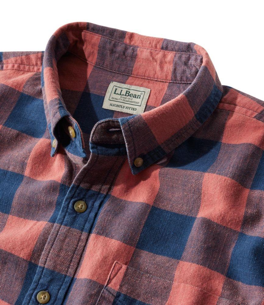 Men's Sunwashed Twill Shirt, Slightly Fitted Untucked Fit Product Image