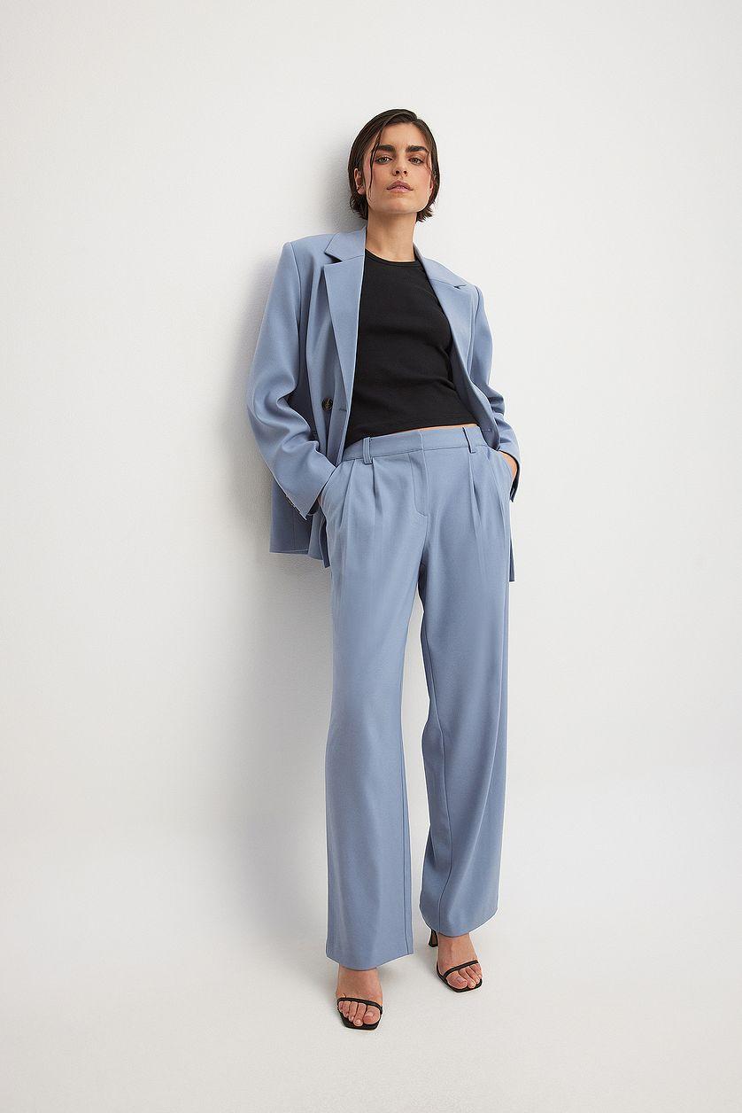 Low Waist Suit Pants Product Image