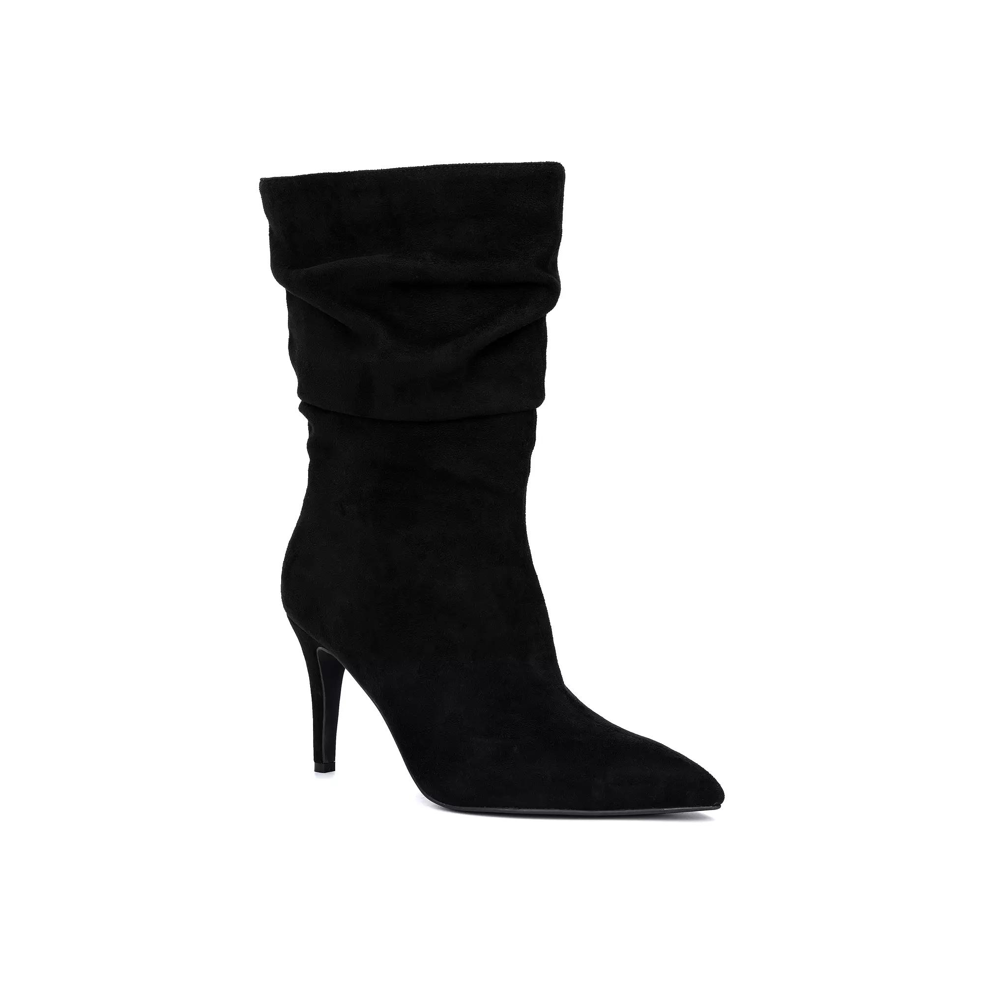 Fashion to Figure Fiona Womens Heeled Mid Calf Boots Product Image