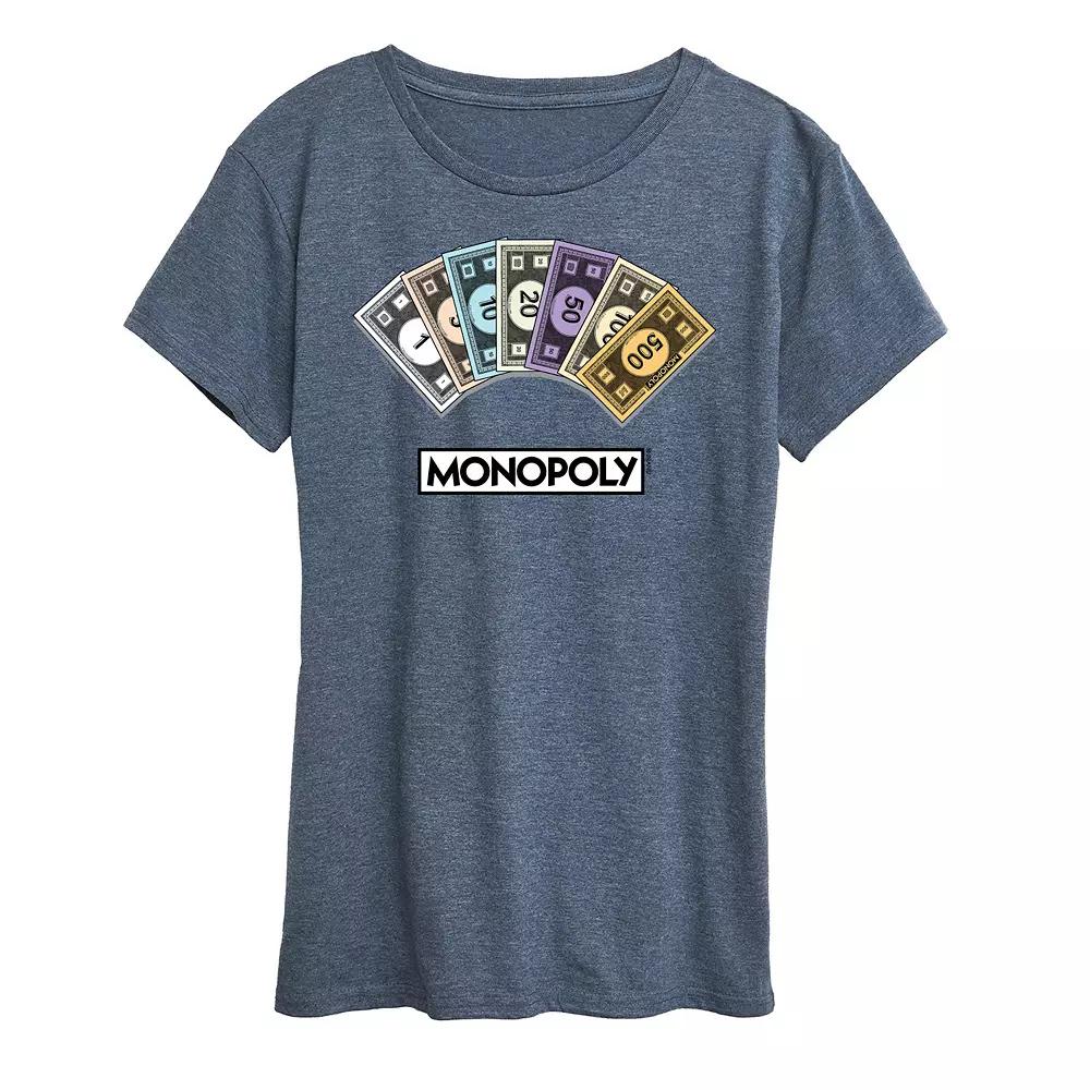 Women's Monopoly Money Stack Graphic Tee,  Product Image