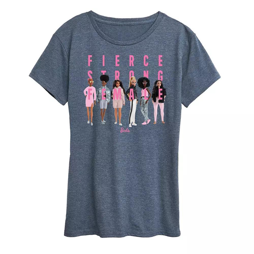 Women's Barbie® Fierce Strong Female Graphic Tee, Girl's,  Product Image