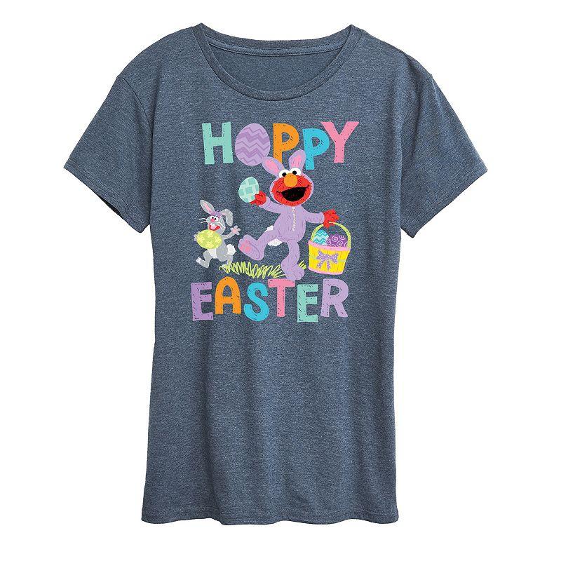 Women's Sesame Street Elmo Hoppy Easter Graphic Tee,  Product Image