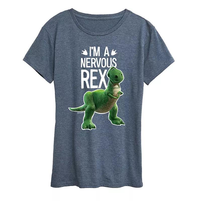 Disney / Pixar's Toy Story Women's Nervous Rex Graphic Tee, Girl's,  Product Image